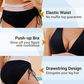 👙Hot Verkoop 49% Korting💃 Hoge Taille Buik Controle Kleur Blok De Bikini Inzetten