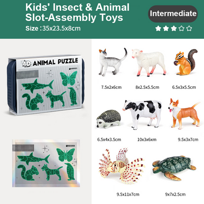 🐞🎄 Kerstuitverkoop 50% KORTING! 🎁 Bouwspeelgoed Insecten & Dieren – Leuk Cadeau voor Kinderen ✨